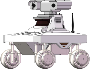 Ground four-wheel drive robot